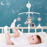 Baby Rotating Music Bed Crib