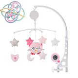 Baby Rotating Music Bed Crib