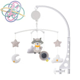 Baby Rotating Music Bed Crib